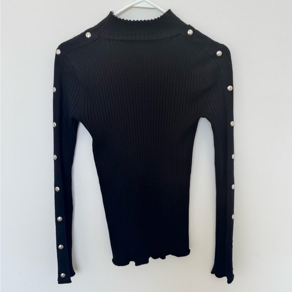 Philosophy Republic Sweater in Black - Picture 2 of 7